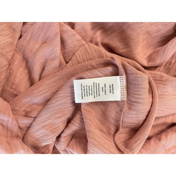 ATM Anthony Thomas Melillo Pink Cotton Jersey V-Neck Midi Slip Maxi Dress Sz S - Picture 5 of 5